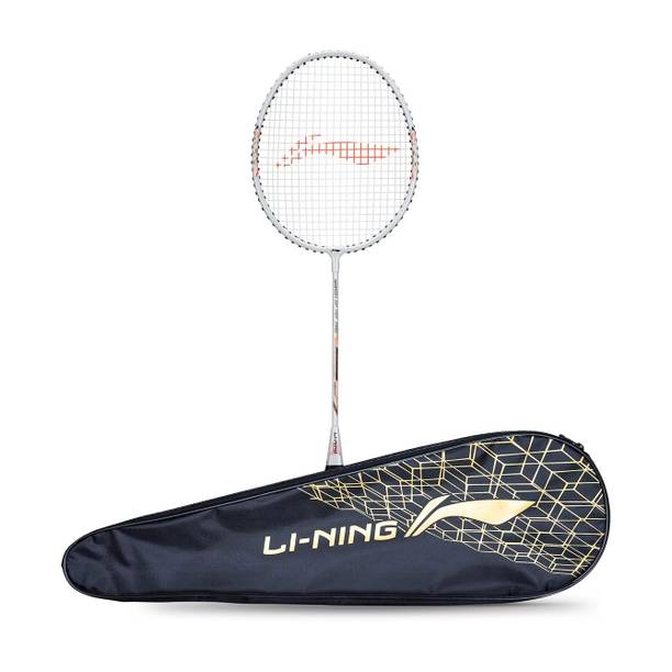 ली-निंग Smash-XP-707 Pro Badminton Racket (Set of 1 + 1 Full Cover) बहुरंगी स्ट्रंग बैडमिंटन रैकेट
