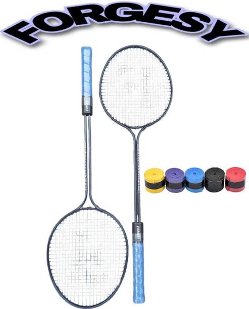 ABG DOUBLE SHAFT RACKET combo Blue Strung Badminton Racquet