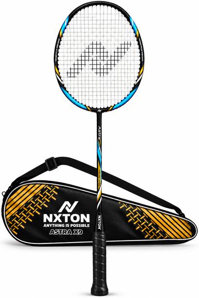 NXTON ASTRA X9 Composite Material Blue, Gold Strung Badminton Racquet