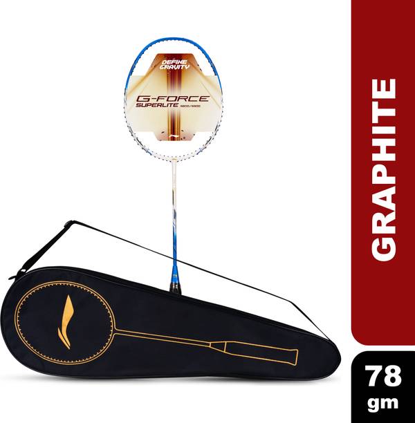 LI-NING G-Force 5800 Superlite White, Blue, Black Strung Badminton Racquet