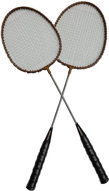 Gonex Badminton Racket Single Shaft 2 PC Multicolor Strung Badminton Racquet
