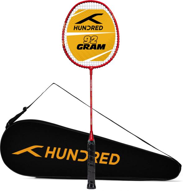 Hundred POWERTEK 200 Red Strung Badminton Racquet