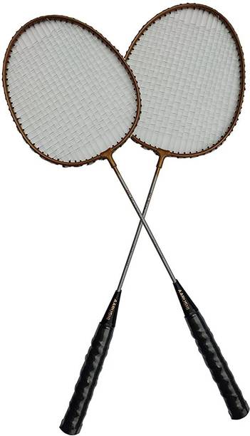 ABG Badminton Racket Single Shaft 2 PC Multicolor Strung Badminton Racquet