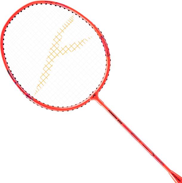 Hundred Powertek 200 Orange Strung Badminton Racquet