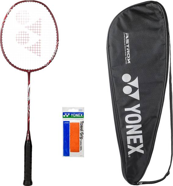 YONEX Astrox Lite 45i (Developed by Japan) Towel Badminton Grip Red Strung Badminton Racquet