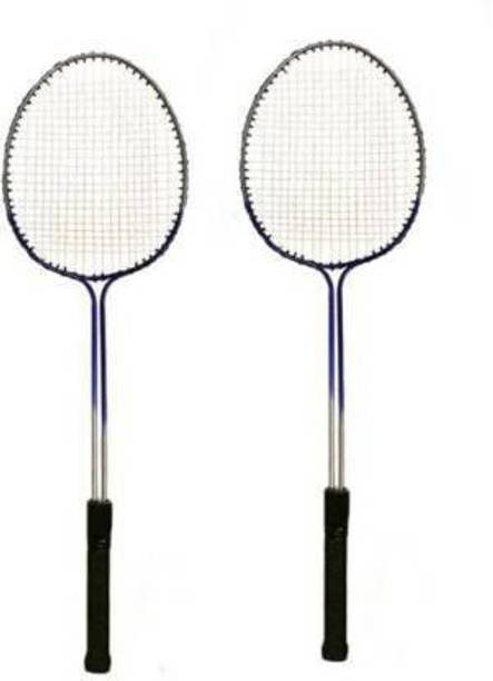 ABG double rod racket Multicolor Strung Badminton Racquet