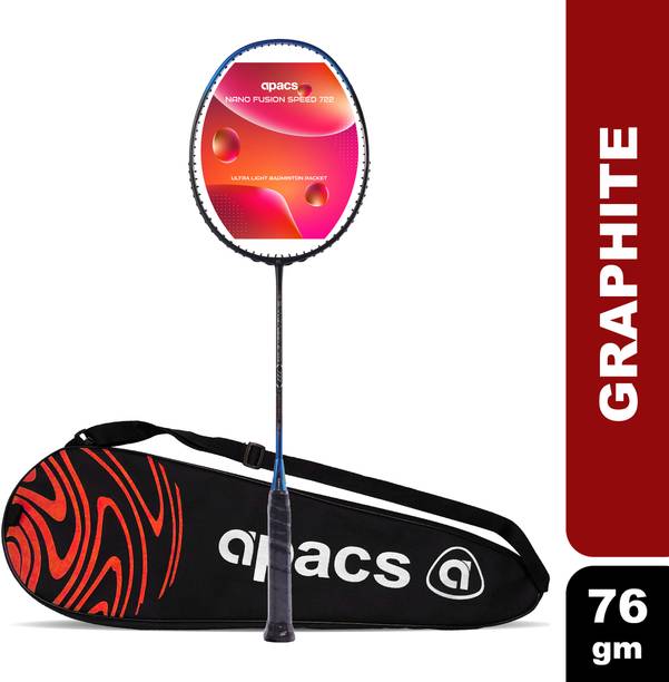apacs Nano Fusion Speed 722 (76g, 30LBS) Blue Unstrung Badminton Racquet