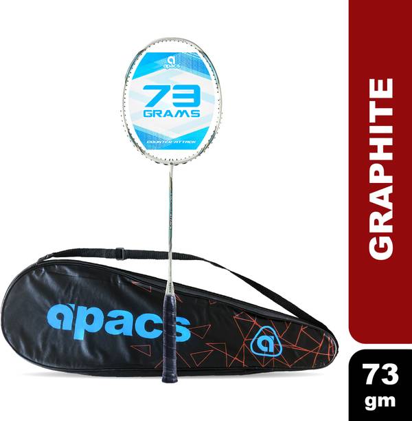 apacs Counter Attack (73G, 35LBS) White, Blue Unstrung Badminton Racquet
