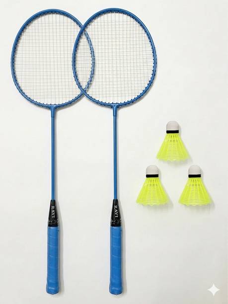 Ravii sports badminton 04 Blue Strung Badminton Racquet
