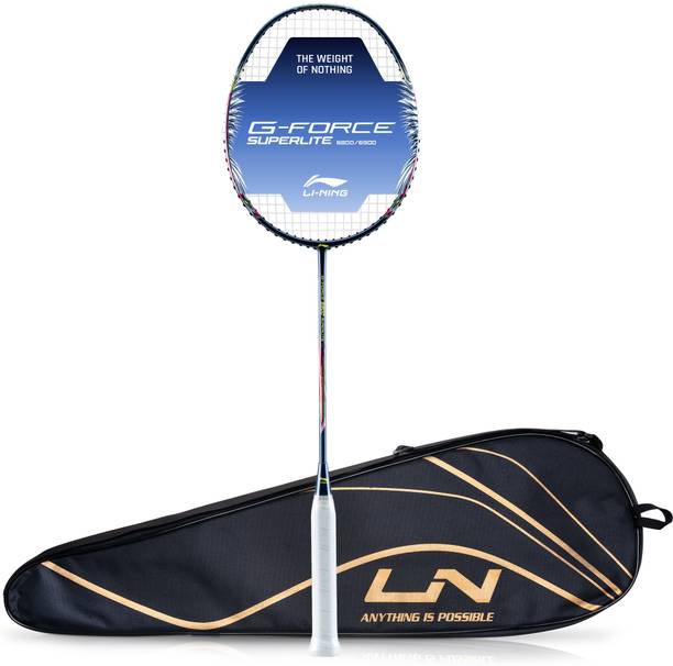 LI-NING G-FORCE 6800 Superlite Blue, Grey Strung Badminton Racquet
