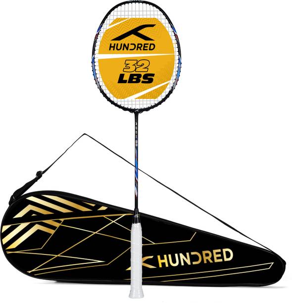 Hundred Rock 88 Japan Made Graphite Black, Silver Strung Badminton Racquet