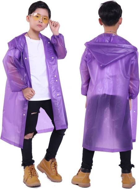 Solid Boys Raincoat