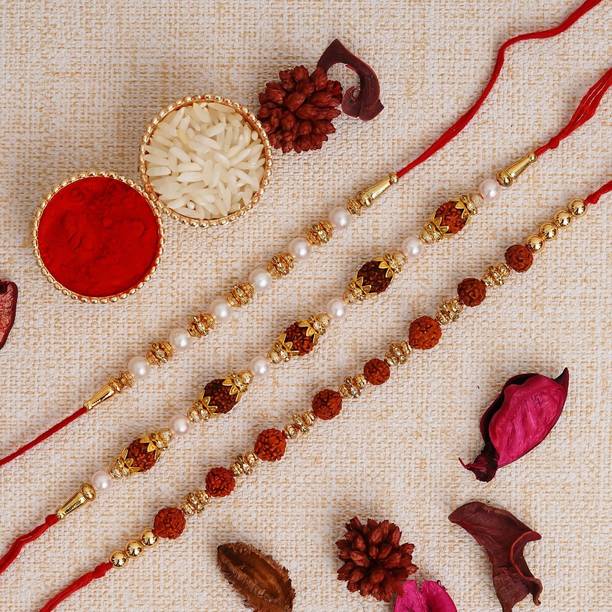 Flipkart SmartBuy Designer RK-18 Assorted Chawal Roli Pack, Rakhi  Set