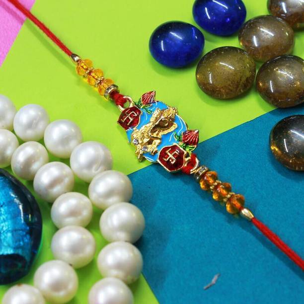 Sadar Bazar Designer Poonam_D_C1_938-ShopsyA Assorted Rakhi  Set