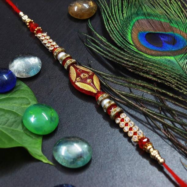 PDR Poonam Designer Rakhi Designer Poonam_D_C1_767-ShopsyA Assorted Rakhi  Set