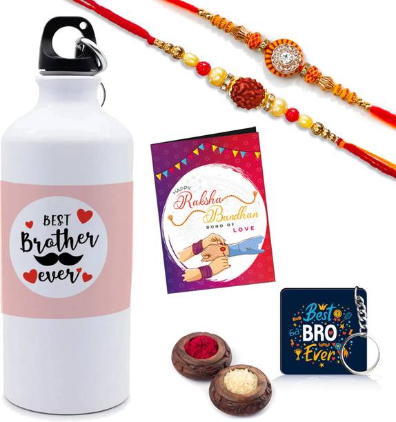 nyarogift Designer Rakshabandhan Set NG-07 Assorted Rakhi  Set