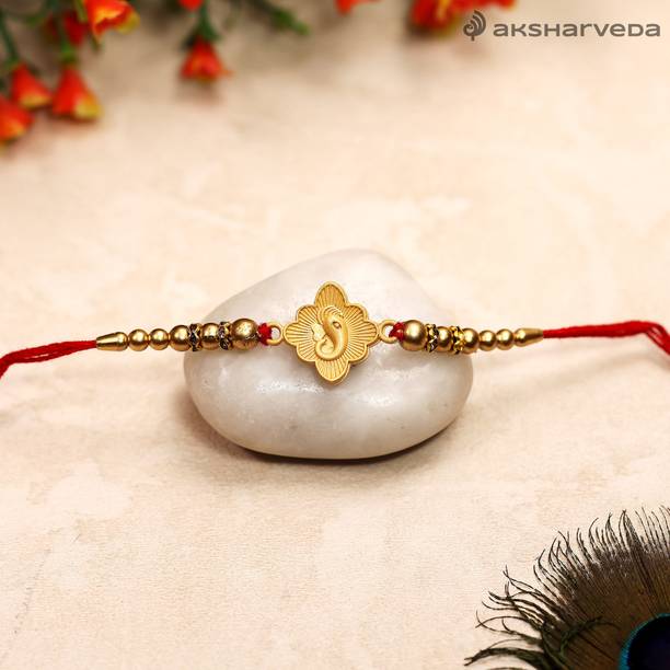 Aksharveda Religious Rakhi Dearly Mauli Thread Rakhi  Set