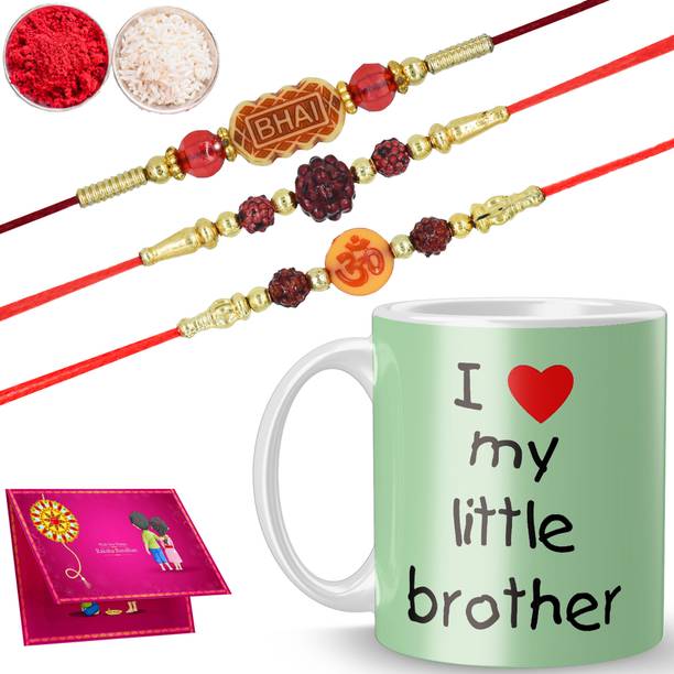 VRAANTIKA Thread Rakhi-2025-D-495_NEWADN1605 Mauli Thread Mug  Set