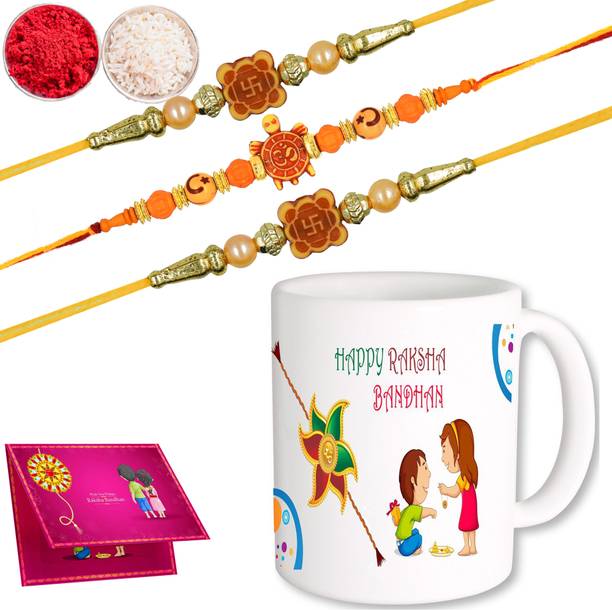 MAMETA Thread Rakhi-Set-2025-D-2282 Mauli Thread Mug Set