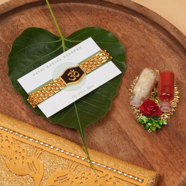 The Wallet Store Bracelet RK-010 Assorted Rakhi  Set