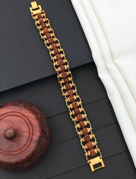 Devora Bracelet FST35 Gold Finish Rakhi  Set