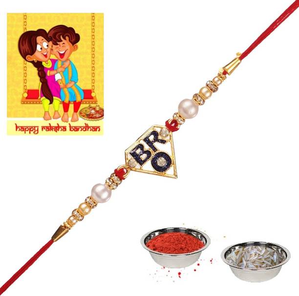 PDR Poonam Designer Rakhi Designer Poonam_D_C1_025-ShopsyA Assorted Rakhi  Set