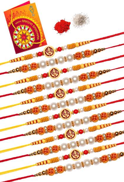 TR Designer G3-6,R6-6 Assorted Rakhi  Set