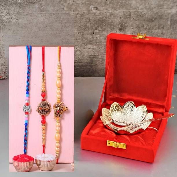 Great Art Religious GA_2021-600-18 Pearl Thali  Set