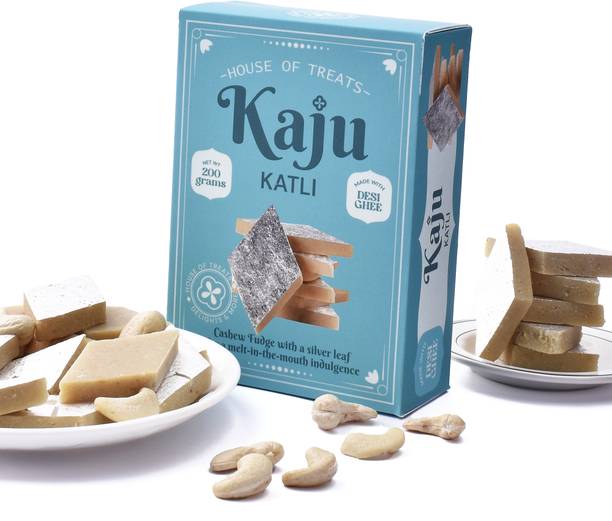 HyperFoods Diwali gift Pack Kaju Katli 200g Diwali sweets gift hampers Box
