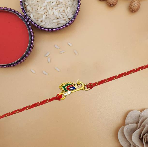 AARON INC Thread Ai_Rakhi_00001423583 Mauli Thread Rakhi  Set