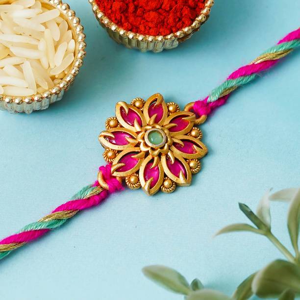 eCraftIndia D1883 Assorted Rakhi  Set