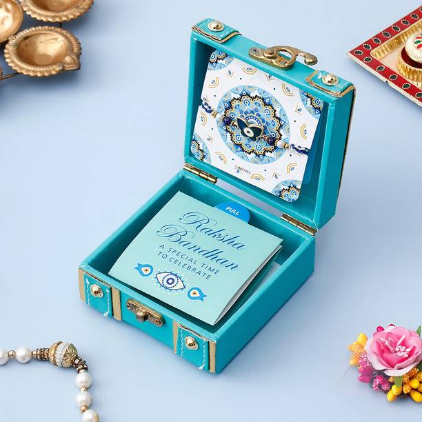 ARCHIES Thread Protective Evil Eye Rakhi Treasure Box Assorted Rakhi  Set