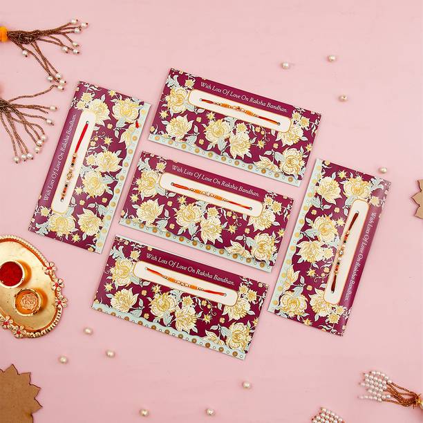 ARCHIES Thread With Lots Of Love On Rakshabandhan Rakhi Mailer Assorted Rakhi  Set