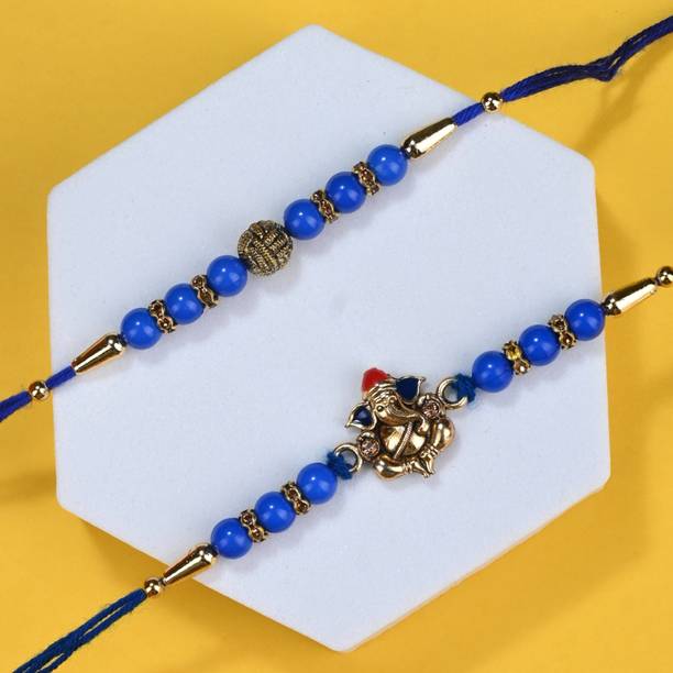 The Stone Aisle Designer Rakhi Assorted Rakhi  Set
