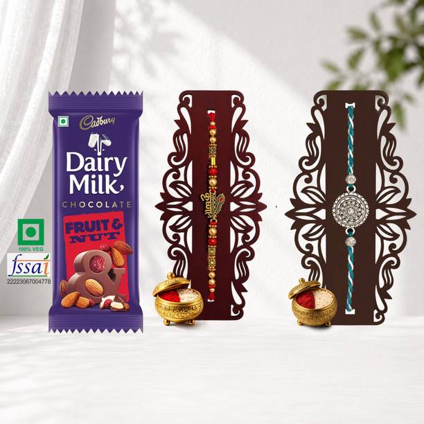Color Splash choco_ Krishna_ Silver_RWC Plastic Gift Box