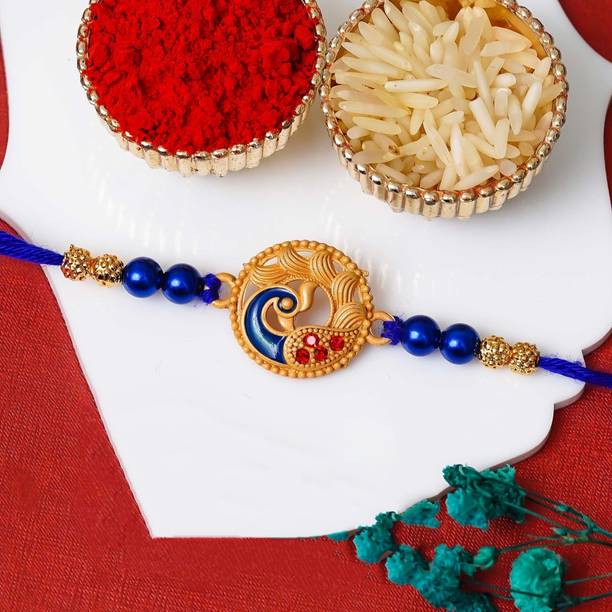 eCraftIndia D1732 Assorted Rakhi  Set