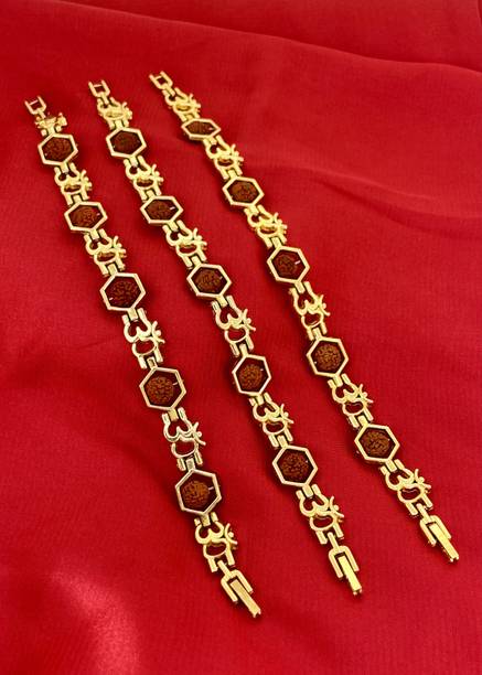 Devora Bracelet FST44 Gold Finish Rakhi  Set