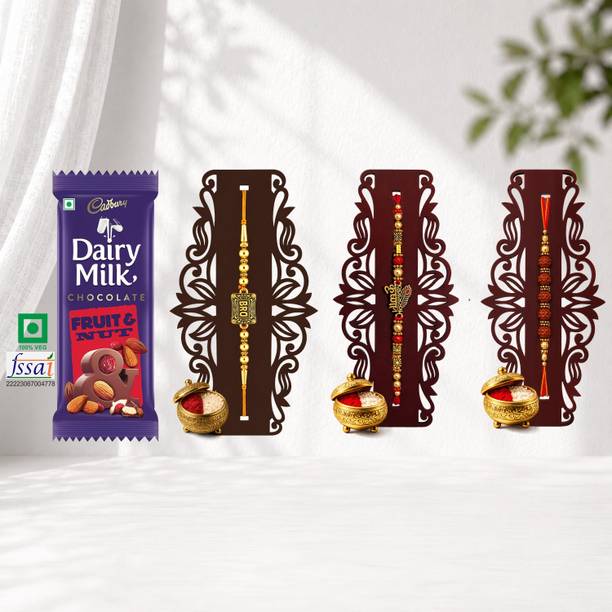 Color Splash choco_ Bro_ Krishna_ Rudra_RWC Plastic Gift Box