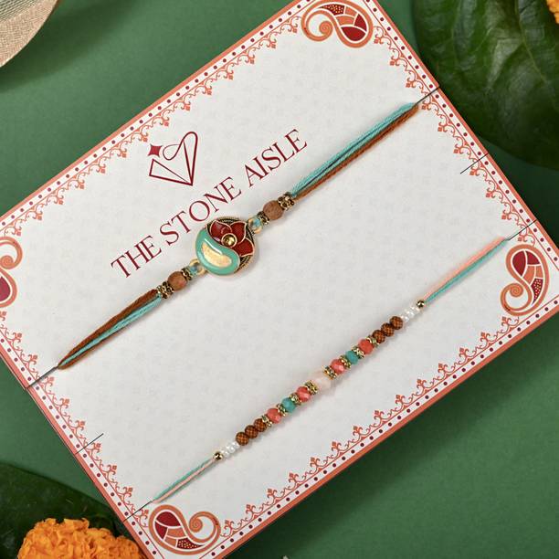 The Stone Aisle Designer Rakhi Assorted Rakhi  Set