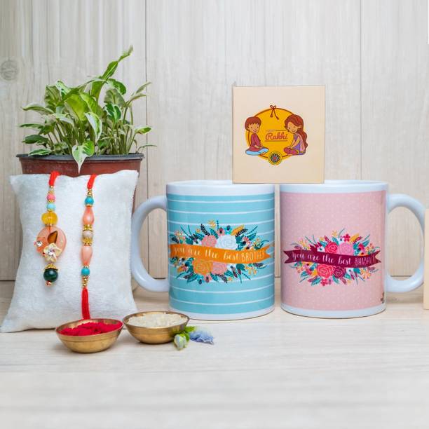 होम डिलाइट भैया भाभी BB-MugCombo-01 असोर्टेड सेट