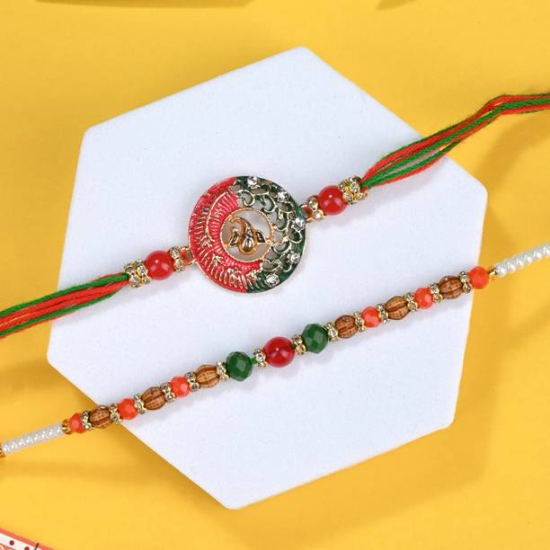 The Stone Aisle Designer Rakhi Assorted Rakhi  Set