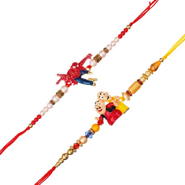 Ingo Creation Kids RK518 Kundan Rakhi  Set