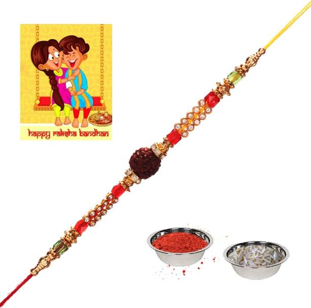 PDR Poonam Designer Rakhi Designer Poonam_D_C1_087-ShopsyA Assorted Rakhi  Set