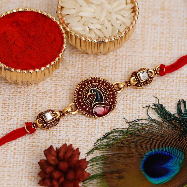 eCraftIndia Designer Rakhi Assorted Rakhi  Set