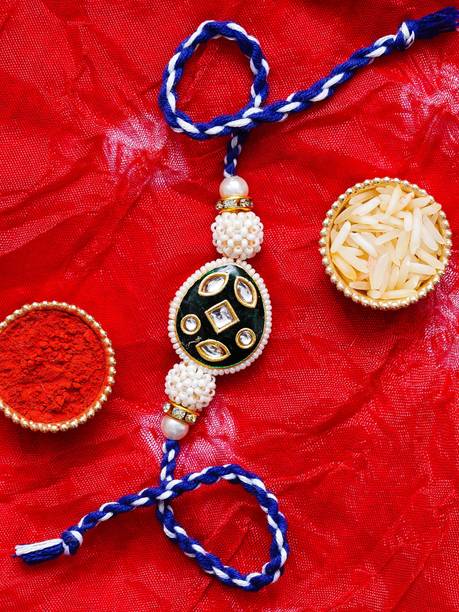 Shine Hub Designer R-658.11 Gold Finish Chawal Roli Pack  Set