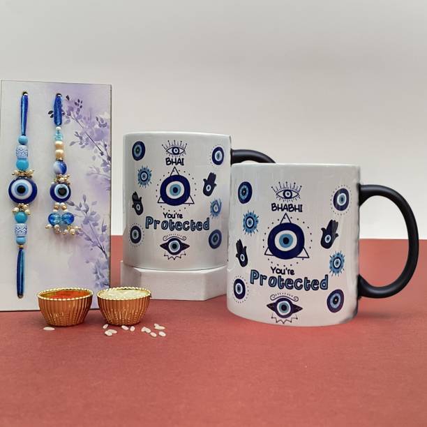 होम डिलाइट भैया भाभी BB-MagicMugCombo-01 असोर्टेड सेट