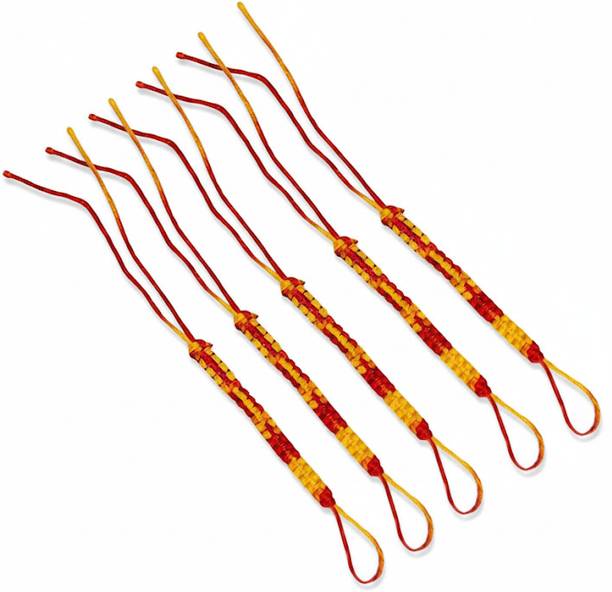 ACHLESHWAR Bracelet Pooja Moli (Resham moli) Blacelet For Men/Womens Mauli Thread Bracelet  Set