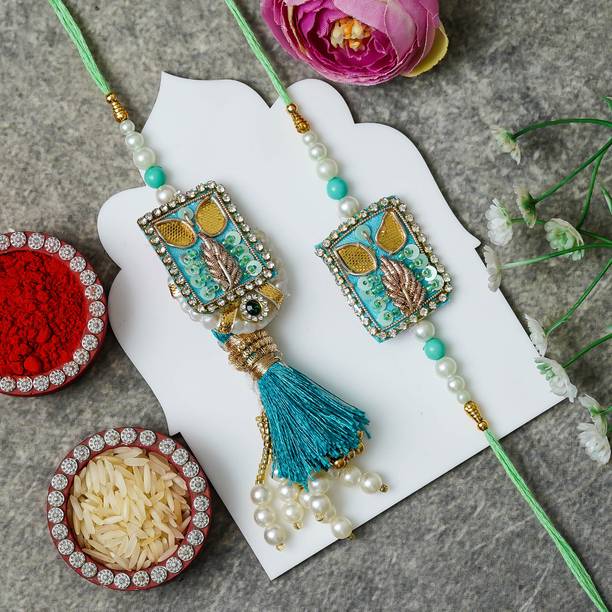 eCraftIndia Bhaiya Bhabhi D1846 Assorted Rakhi  Set