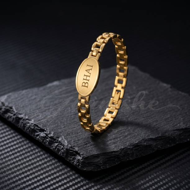 Glamshe Bracelet RA9 Gold Rakhi  Set