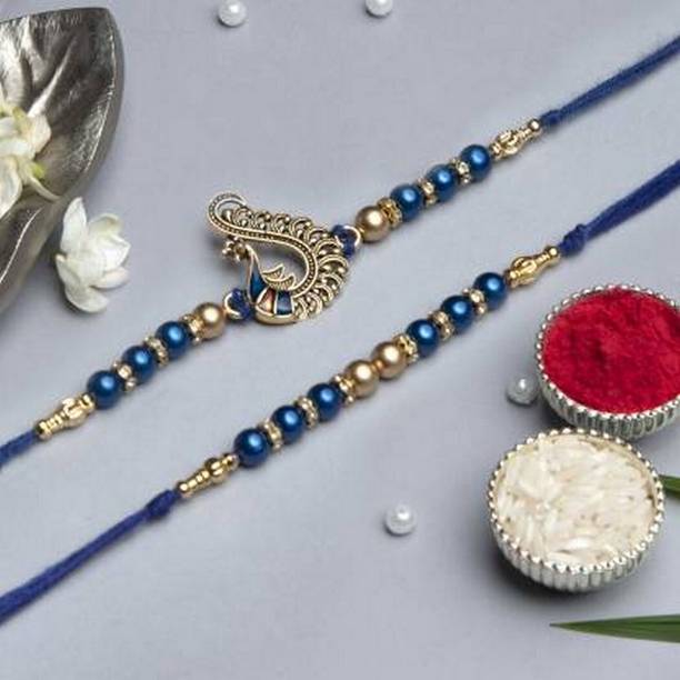 Flipkart SmartBuy Designer Rakhi Assorted Chawal Roli Pack, Rakhi  Set